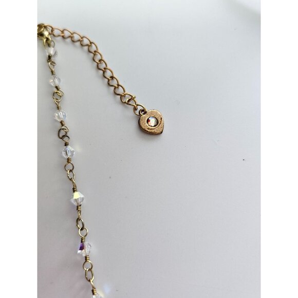 **Sale** DOL 2 strand cut AB crystals and pearl necklace - Picture 8 of 11